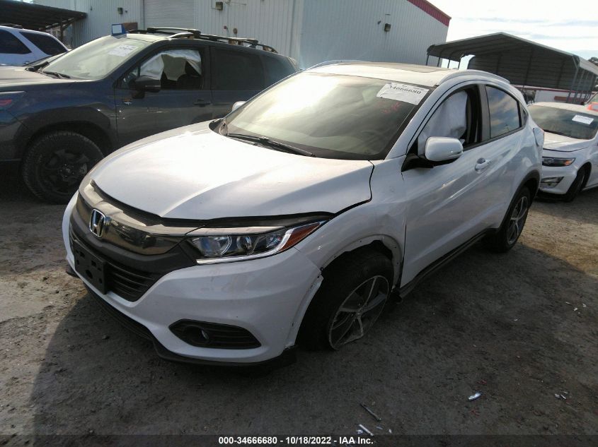 2021 HONDA HR-V EX-L VIN: 3CZRU5H7XMM720266