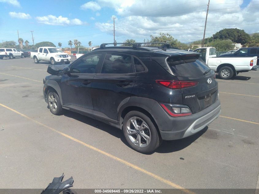 2022 HYUNDAI KONA SEL VIN: KM8K32AB7NU767285