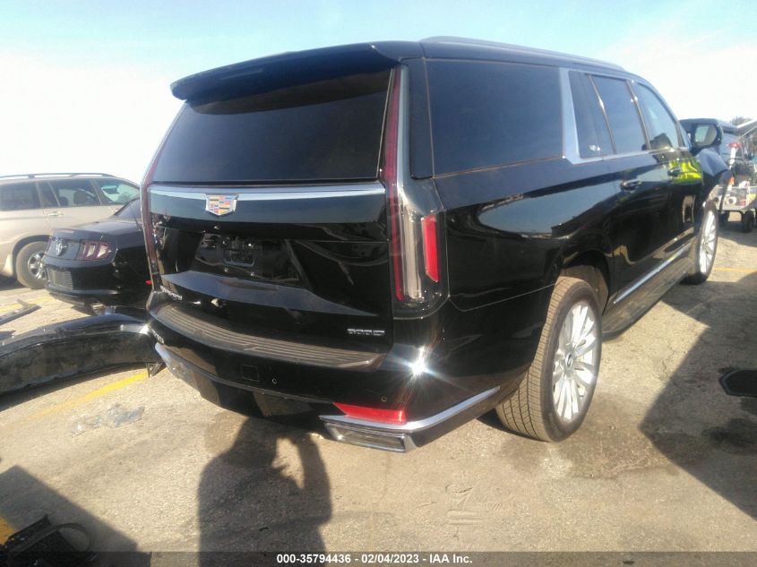 2022 CADILLAC ESCALADE ESV LUXURY VIN: 1GYS3JKT4NR275557