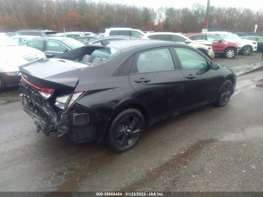 2022 HYUNDAI ELANTRA SEL VIN: 5NPLS4AG1NH054346