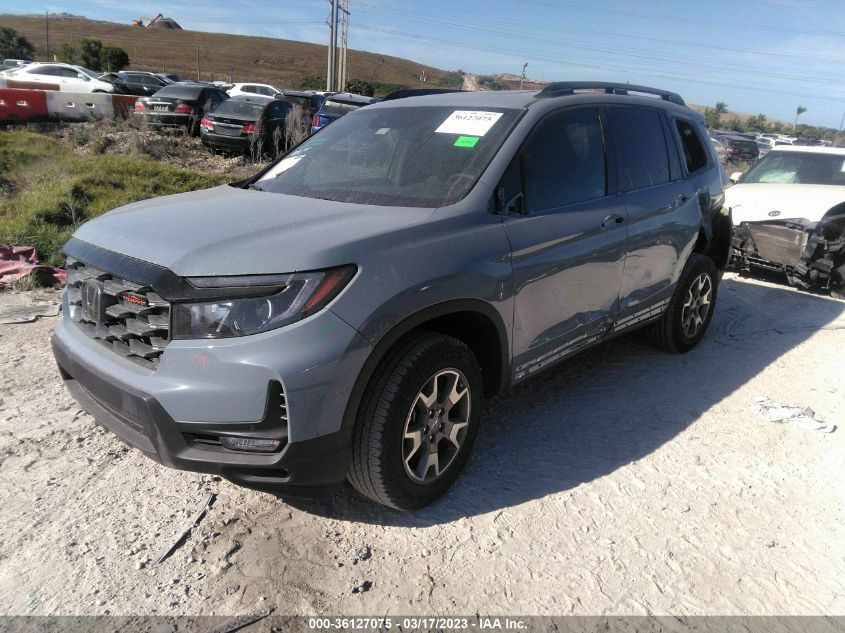 2022 HONDA PASSPORT TRAILSPORT VIN: 5FNYF8H61NB018945