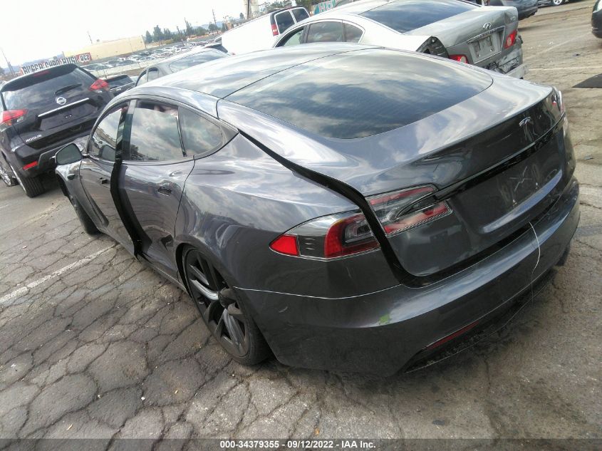 2022 TESLA MODEL S VIN: 5YJSA1E59NF465126