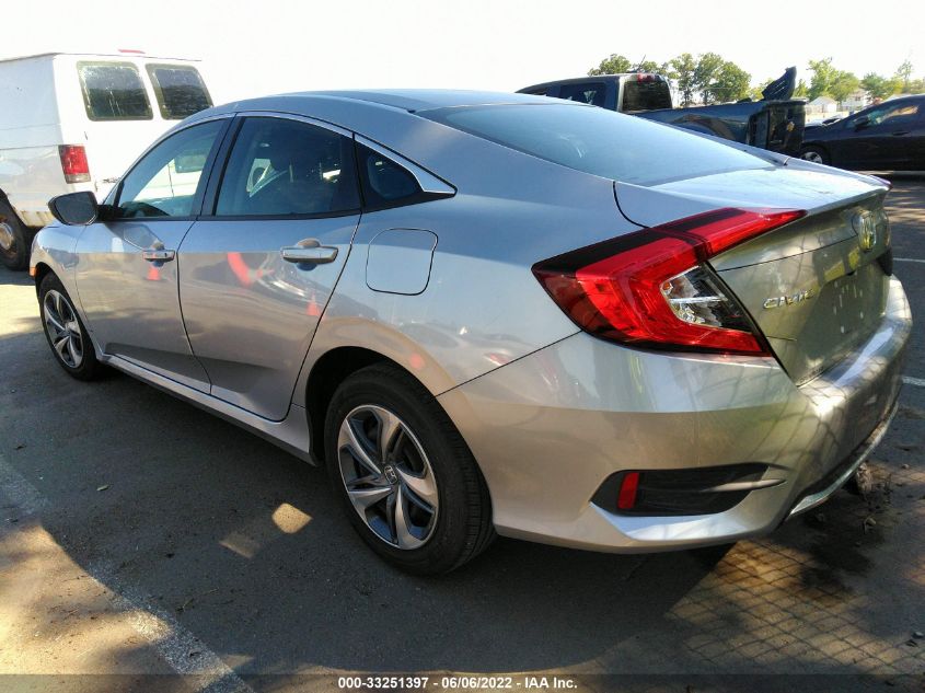 2021 HONDA CIVIC SEDAN LX VIN: 2HGFC2F63MH528787