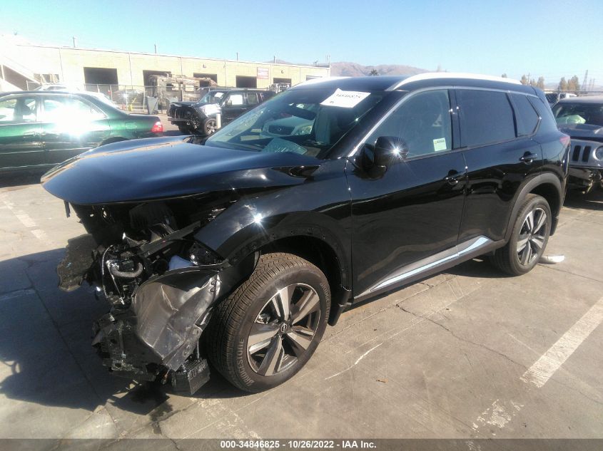 2022 NISSAN ROGUE SL VIN: 5N1BT3CA0NC718719