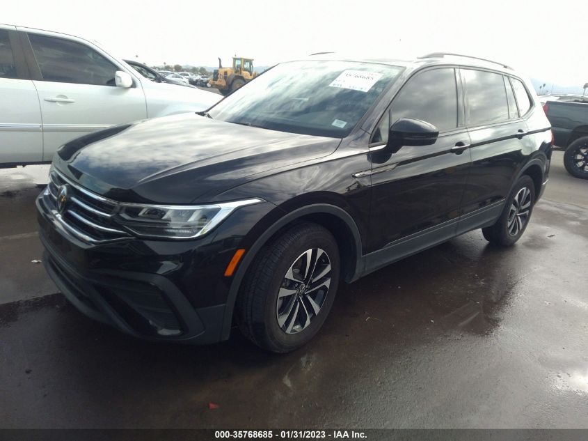 2022 VOLKSWAGEN TIGUAN S VIN: 3VV0B7AX0NM067105