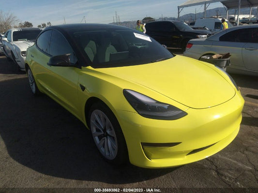 2022 TESLA MODEL 3 VIN: 5YJ3E1EA1NF135731