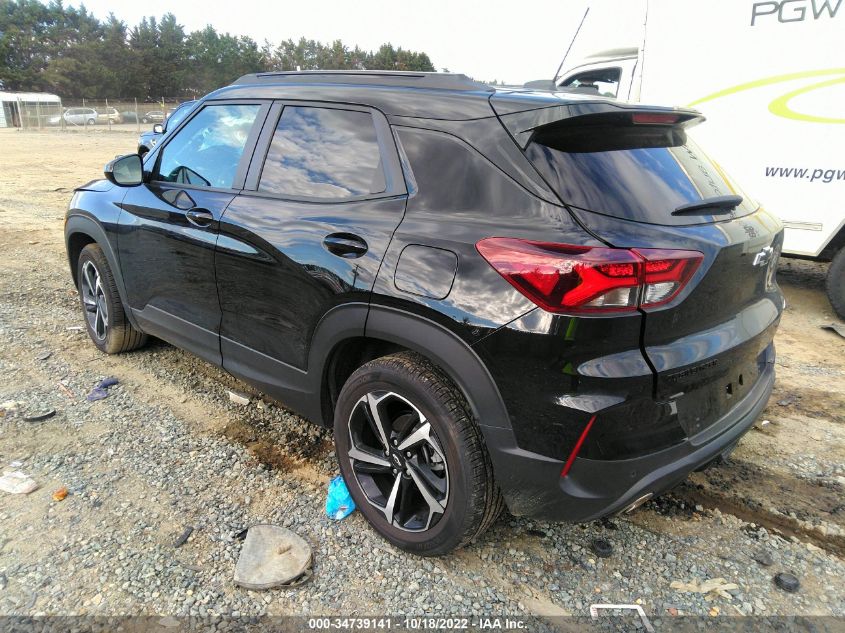 2022 CHEVROLET TRAILBLAZER RS VIN: KL79MTSL2NB038245