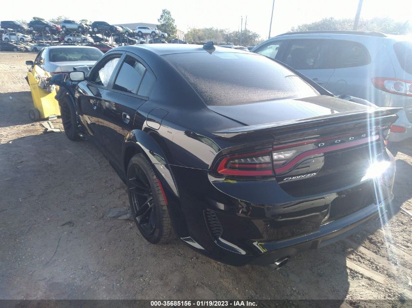 2022 DODGE CHARGER SRT HELLCAT WIDEBODY VIN: 2C3CDXL91NH121700