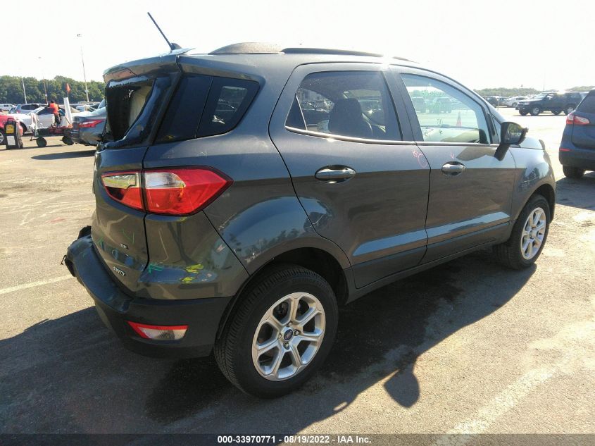 2020 FORD ECOSPORT SE VIN: MAJ6S3GL6LC349677