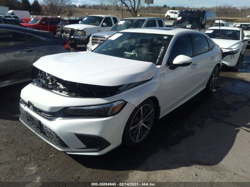 2022 HONDA CIVIC SEDAN TOURING VIN: 2HGFE1F93NH300417