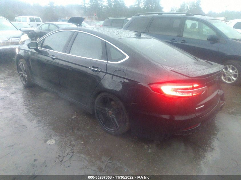 2020 FORD FUSION TITANIUM VIN: 3FA6P0D92LR121105