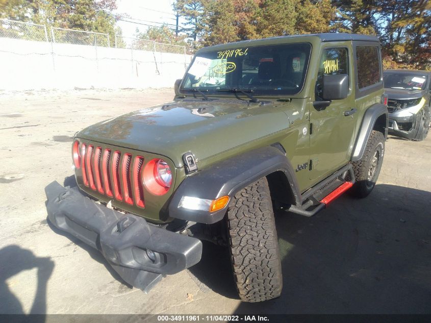 2021 JEEP WRANGLER SPORT S VIN: 1C4GJXAN5MW665428