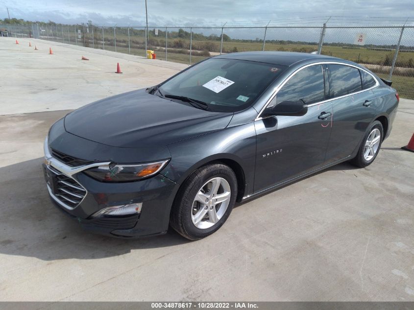 2021 CHEVROLET MALIBU LS VIN: 1G1ZB5STXMF050129
