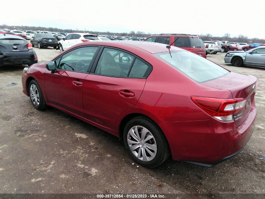 2022 SUBARU IMPREZA VIN: 4S3GKAB67N3609799