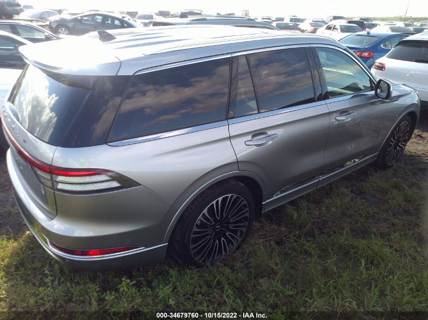 2021 LINCOLN AVIATOR BLACK LABEL VIN: 5LM5J9XC8MGL18543