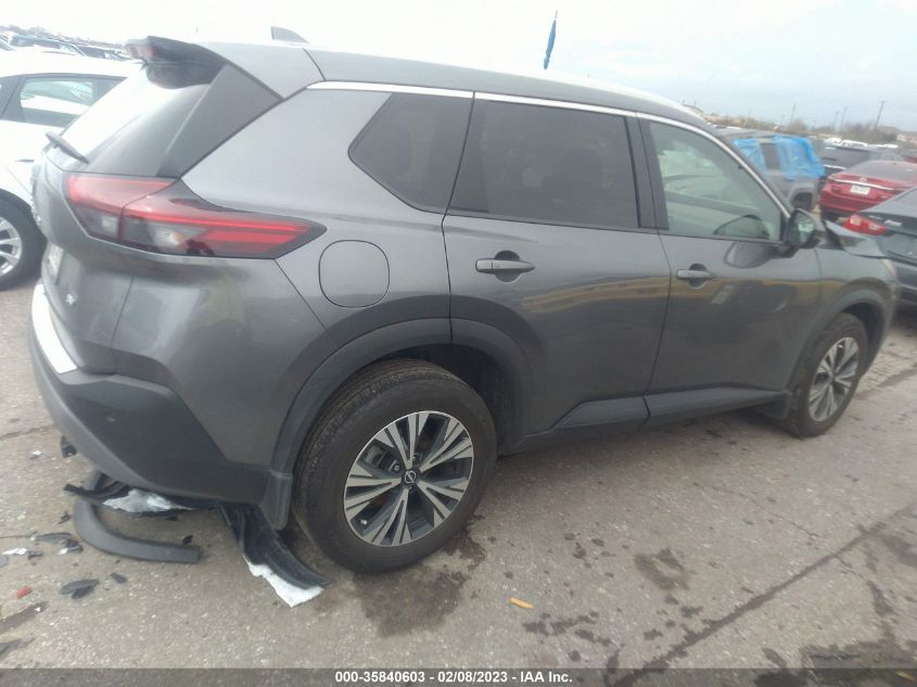 2022 NISSAN ROGUE SV VIN: 5N1BT3BA1NC698563