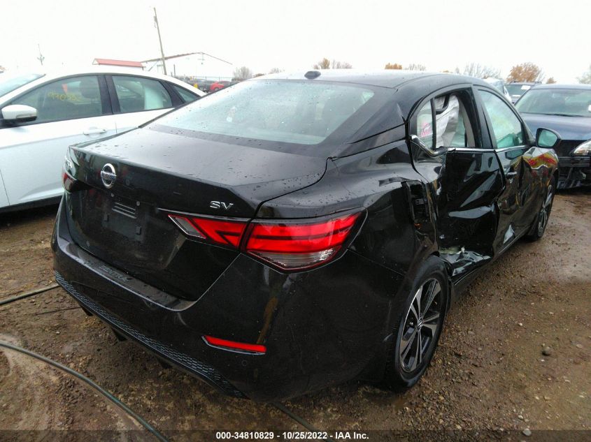 2021 NISSAN SENTRA SV VIN: 3N1AB8CV1MY264038