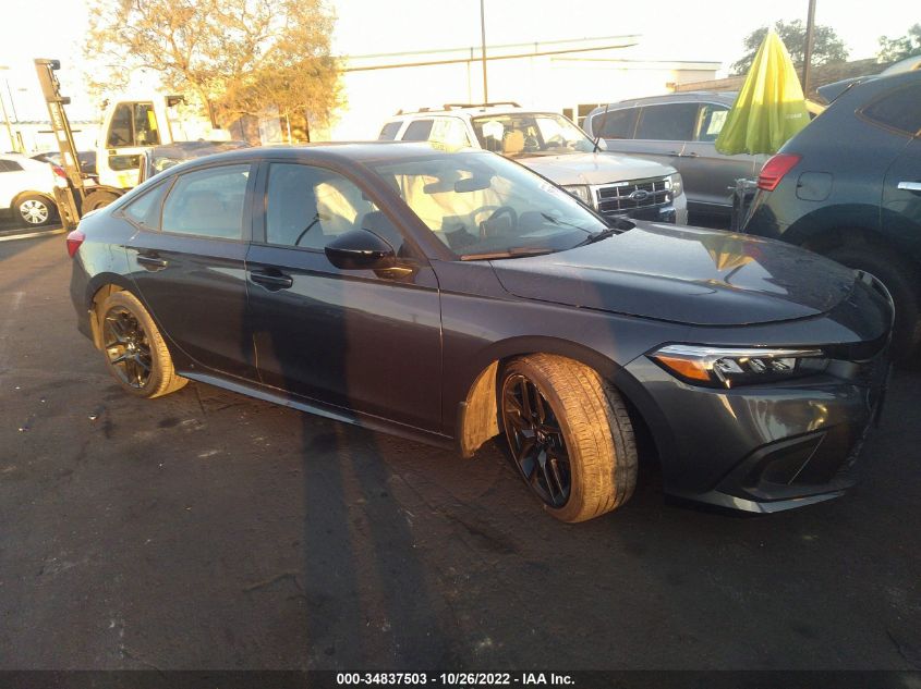 2022 HONDA CIVIC SEDAN SPORT VIN: 2HGFE2F50NH536736