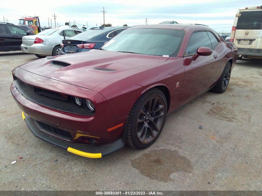2022 DODGE CHALLENGER R/T SCAT PACK VIN: 2C3CDZFJ3NH181818