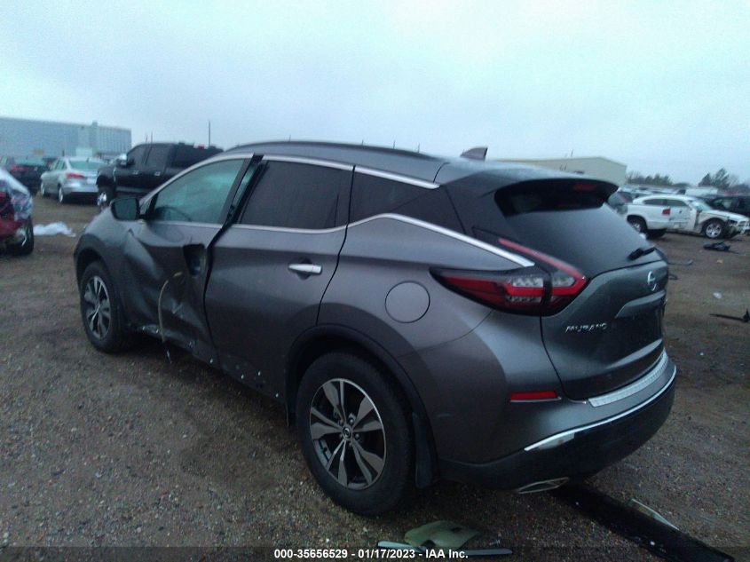 2022 NISSAN MURANO SV VIN: 5N1AZ2BJ1NC127207