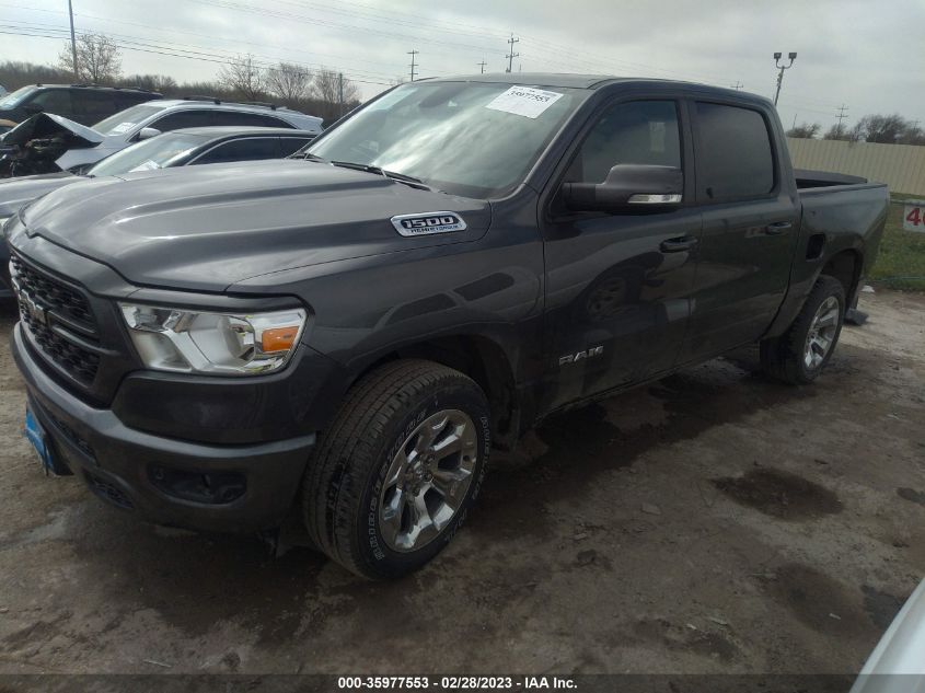 2022 RAM 1500 BIG HORN VIN: 1C6SRFFT1NN406776
