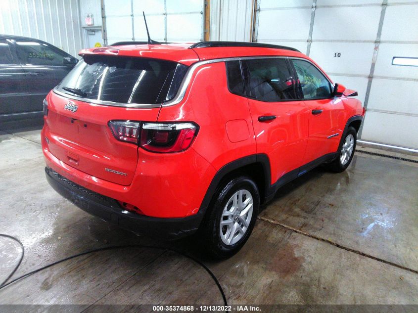 2020 JEEP COMPASS SPORT VIN: 3C4NJCAB4LT257495