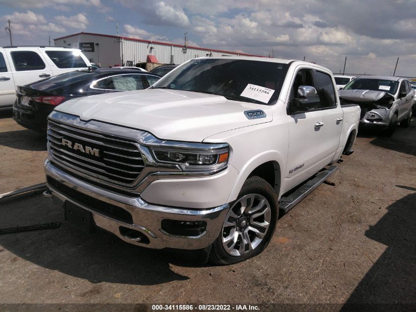 2021 RAM 1500 LONGHORN VIN: 1C6SRFKT6MN819149