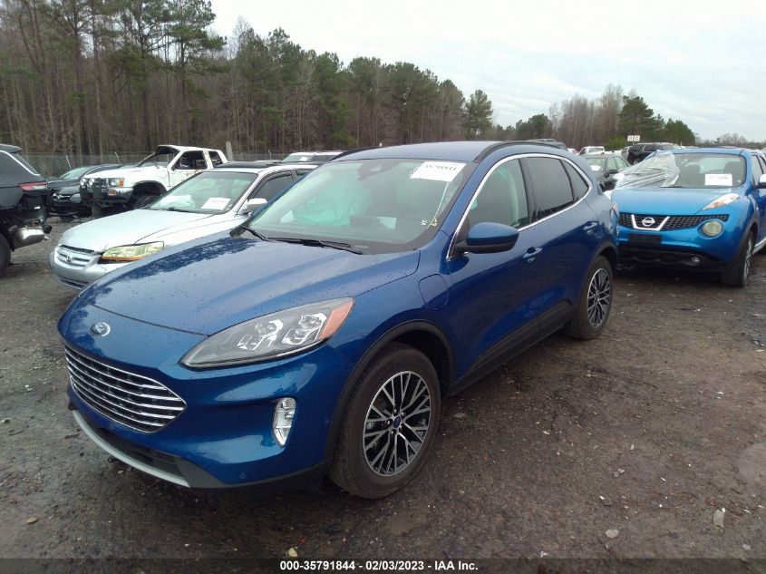 2022 FORD ESCAPE TITANIUM PLUG-IN HYBRID VIN: 1FMCU0LZ8NUA21766