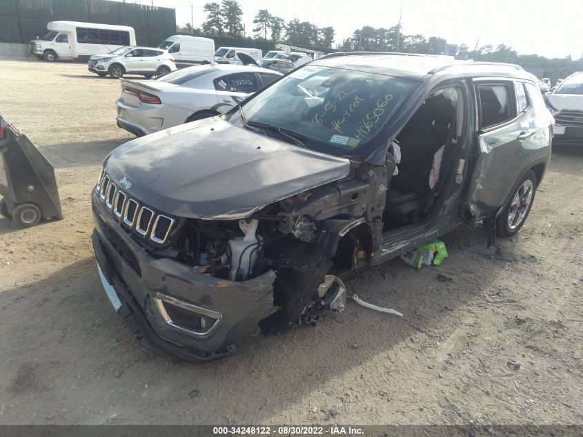 2021 JEEP COMPASS LIMITED VIN: 3C4NJDCB4MT544453