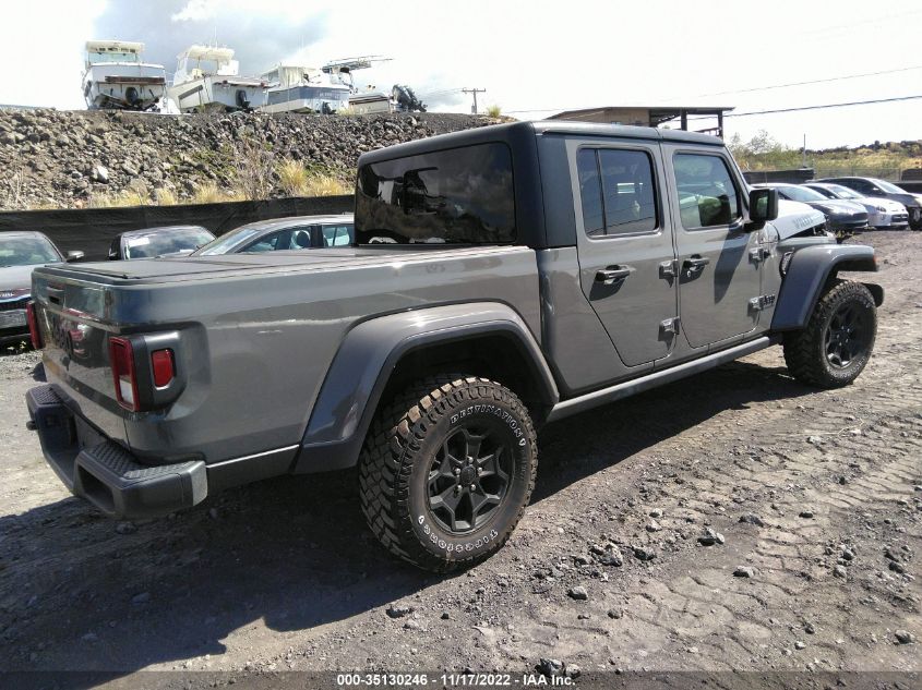 2021 JEEP GLADIATOR WILLYS VIN: 1C6HJTAGXML562092