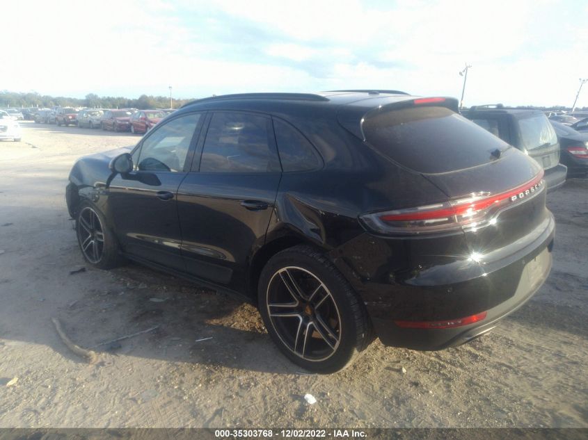 2021 PORSCHE MACAN VIN: WP1AA2A54MLB05697