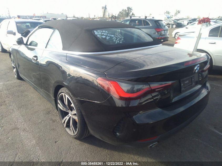 2021 BMW 4 SERIES 430I VIN: WBA23AT00MCG87826