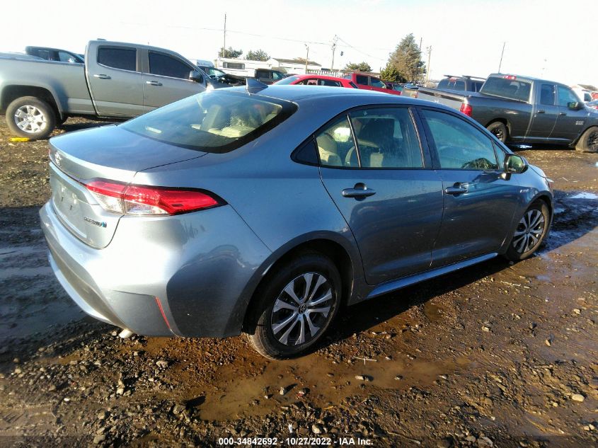 2021 TOYOTA COROLLA HYBRID LE VIN: JTDEAMDE1MJ032780