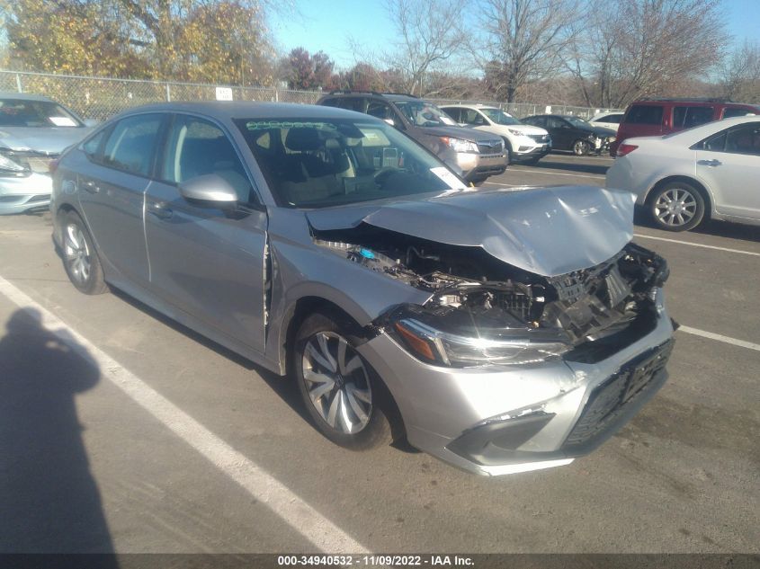 2022 HONDA CIVIC SEDAN LX VIN: 2HGFE2F28NH529958