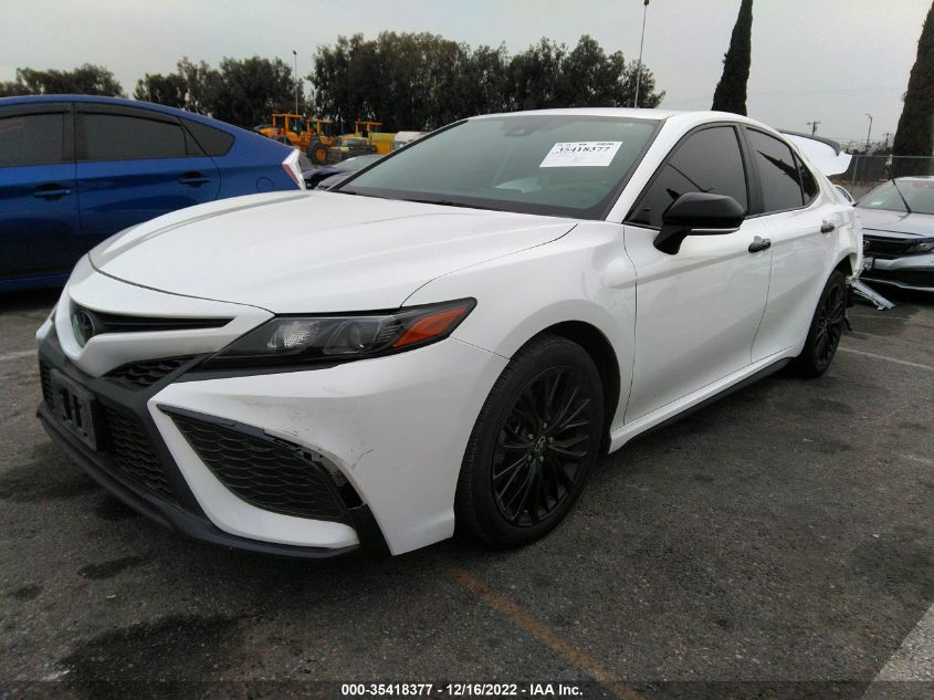 2022 TOYOTA CAMRY SE VIN: 4T1G11AK8NU028061