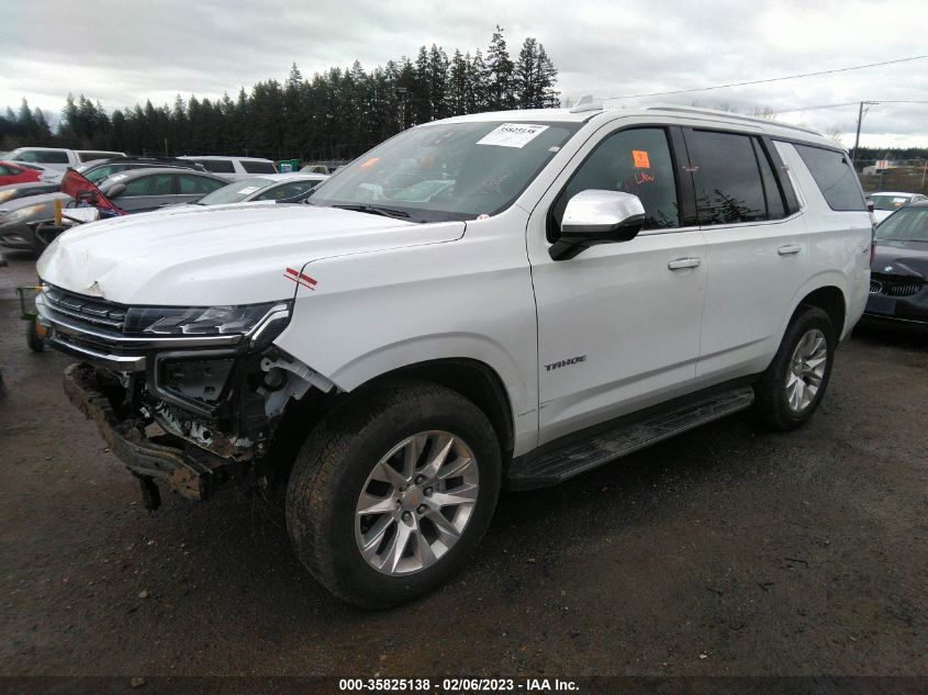 2022 CHEVROLET TAHOE PREMIER VIN: 1GNSKSKD8NR227705