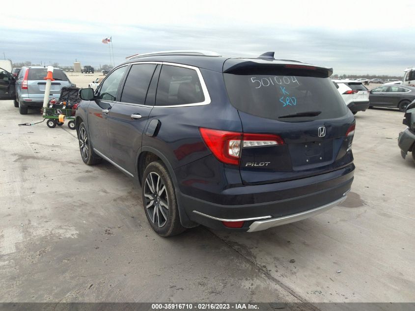 2022 HONDA PILOT TOURING 7-PASSENGER VIN: 5FNYF6H65NB501004
