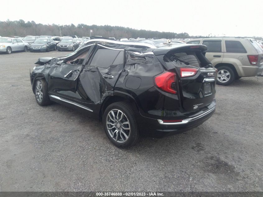 2022 GMC TERRAIN DENALI VIN: 3GKALXEV0NL154652