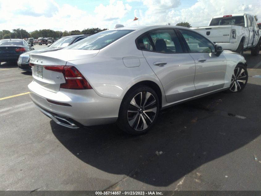 2022 VOLVO S60 MOMENTUM/INSCRIPTION VIN: 7JRL12FZ2NG177659