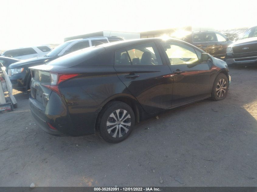 2021 TOYOTA PRIUS LE/XLE VIN: JTDL9MFUXM3026758