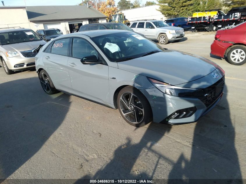 2022 HYUNDAI ELANTRA N LINE VIN: KMHLR4AF3NU341191