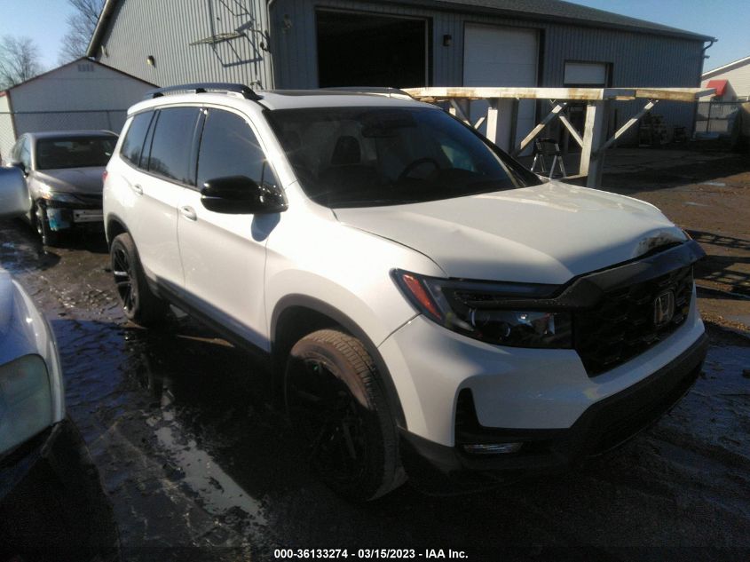 2022 HONDA PASSPORT ELITE VIN: 5FNYF8H04NB000600