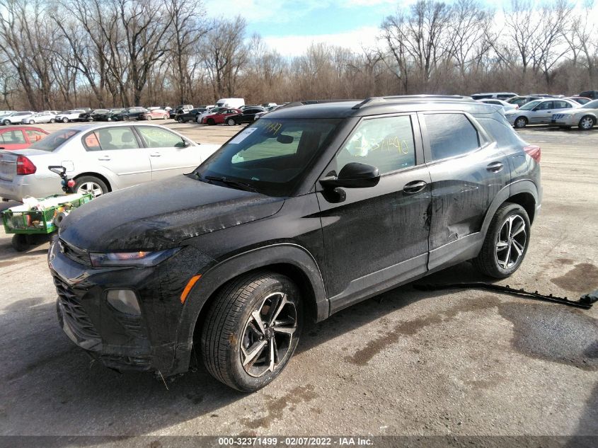 2022 CHEVROLET TRAILBLAZER RS VIN: KL79MTSL4NB064376