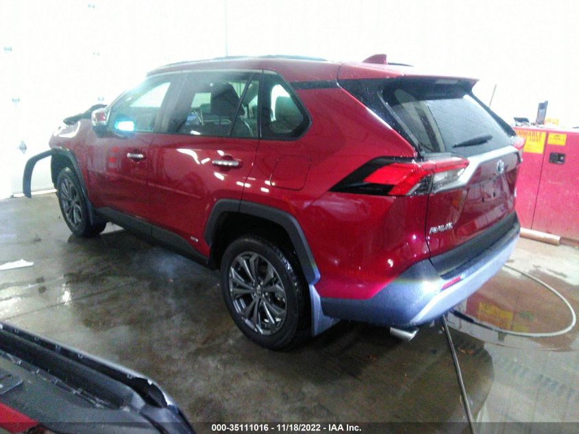 2022 TOYOTA RAV4 HYBRID LIMITED VIN: 4T3D6RFV9NU084426