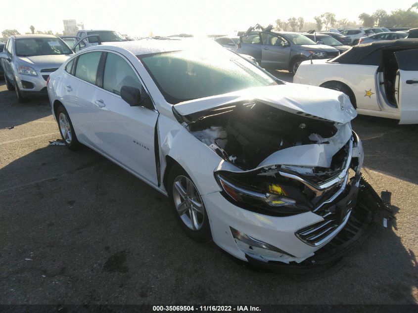 2022 CHEVROLET MALIBU LS VIN: 1G1ZB5ST2NF189981