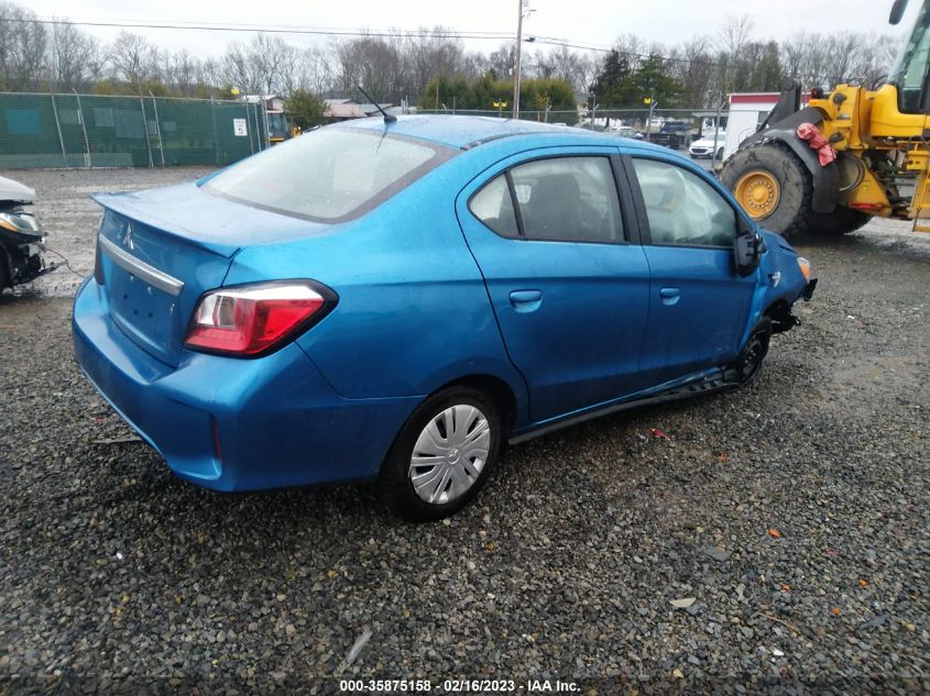 2022 MITSUBISHI MIRAGE G4 ES/LE/BLACK EDITION VIN: ML32FUFJ9NHF08674