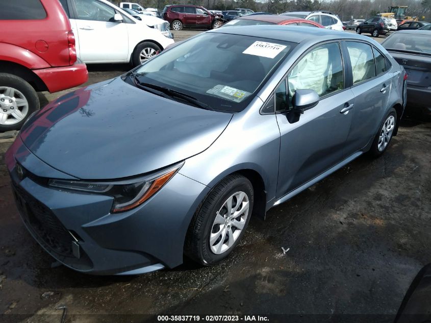 2022 TOYOTA COROLLA LE VIN: JTDEPMAE2N3003099