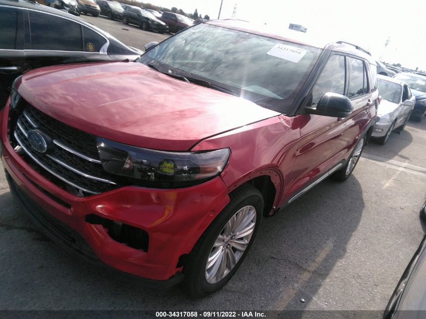 2021 FORD EXPLORER LIMITED VIN: 1FM5K7FW5MNA09561
