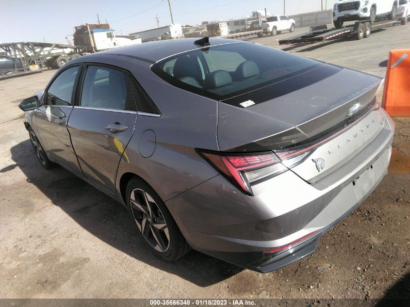 2022 HYUNDAI ELANTRA HYBRID LIMITED VIN: KMHLN4AJ0NU030947