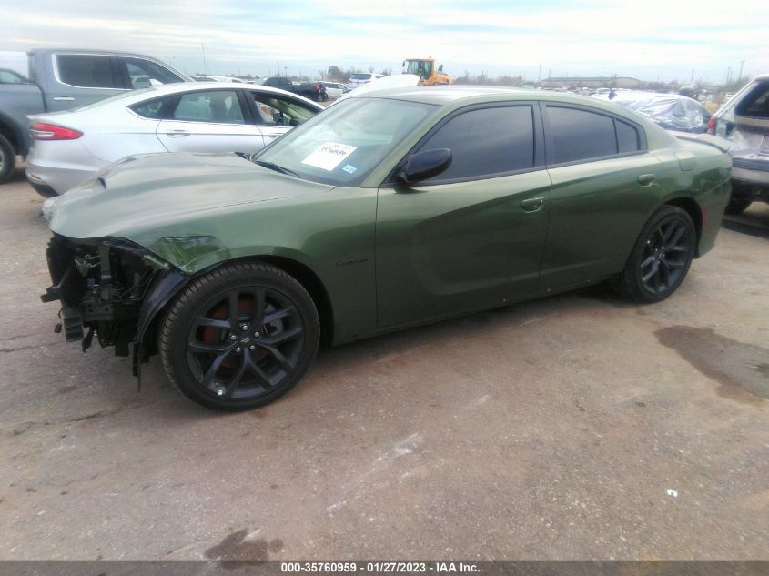 2022 DODGE CHARGER R/T VIN: 2C3CDXCT3NH204847